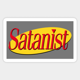 Satanism //// 90s Style Nihilism Design Magnet